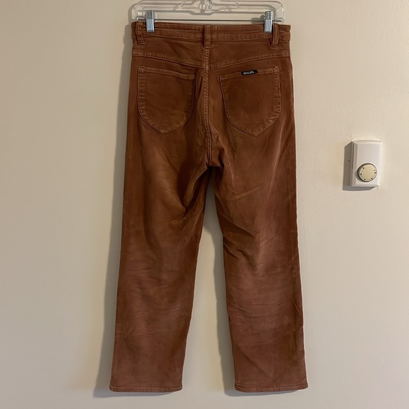 Rolla’s Original High‎ Rise Straight Corduroy Pants Women’s Size 27 Terracotta - Picture 5 of 8